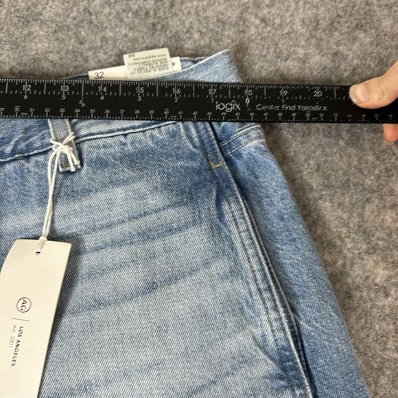 Adriano Goldschmied Jeans Womens 32 Mercer Cuffed High Rise Barrel Wide Leg - Picture 5 of 13